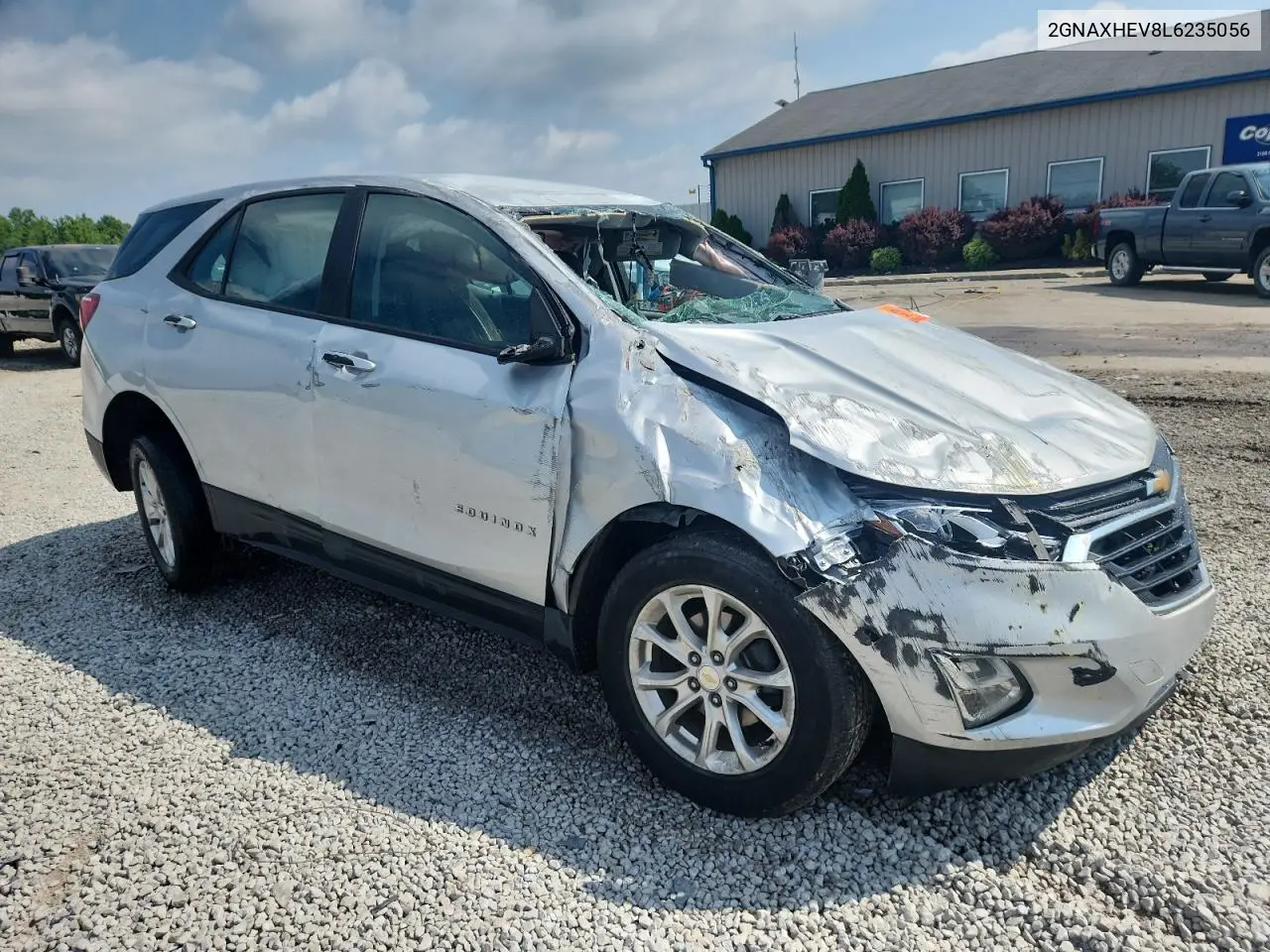 2020 Chevrolet Equinox Ls VIN: 2GNAXHEV8L6235056 Lot: 62875215