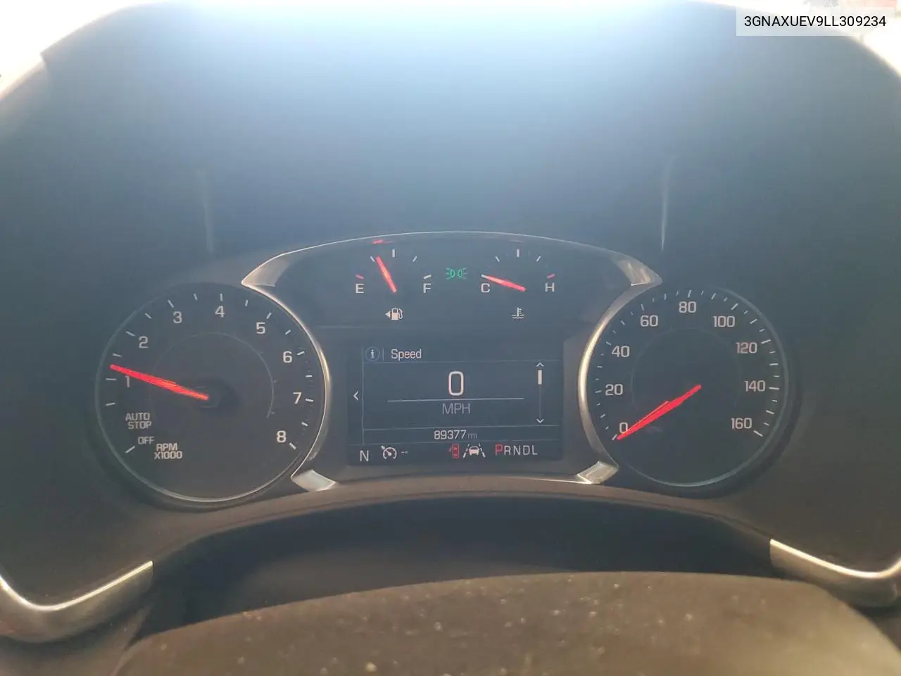2020 Chevrolet Equinox Lt VIN: 3GNAXUEV9LL309234 Lot: 62877735