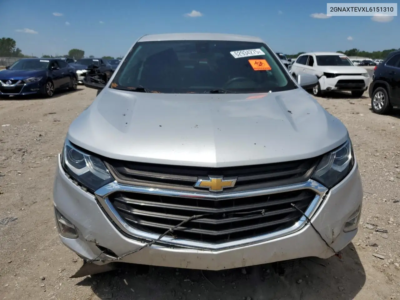 2020 Chevrolet Equinox Lt VIN: 2GNAXTEVXL6151310 Lot: 62934275