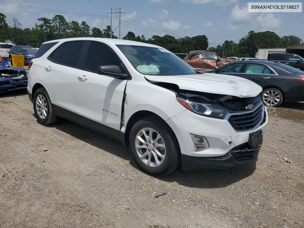 2020 Chevrolet Equinox Ls VIN: 3GNAXHEV3LS718827 Lot: 62937365