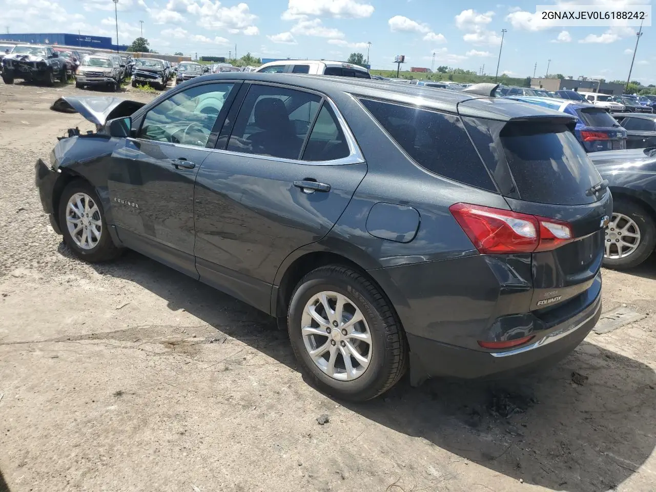 2020 Chevrolet Equinox Lt VIN: 2GNAXJEV0L6188242 Lot: 62949315