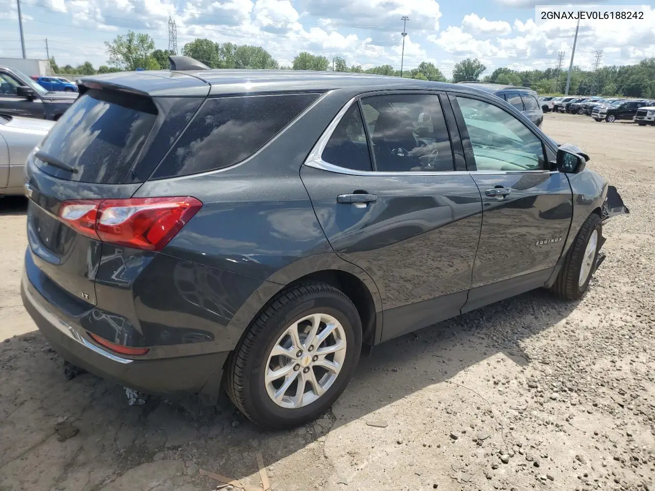 2020 Chevrolet Equinox Lt VIN: 2GNAXJEV0L6188242 Lot: 62949315