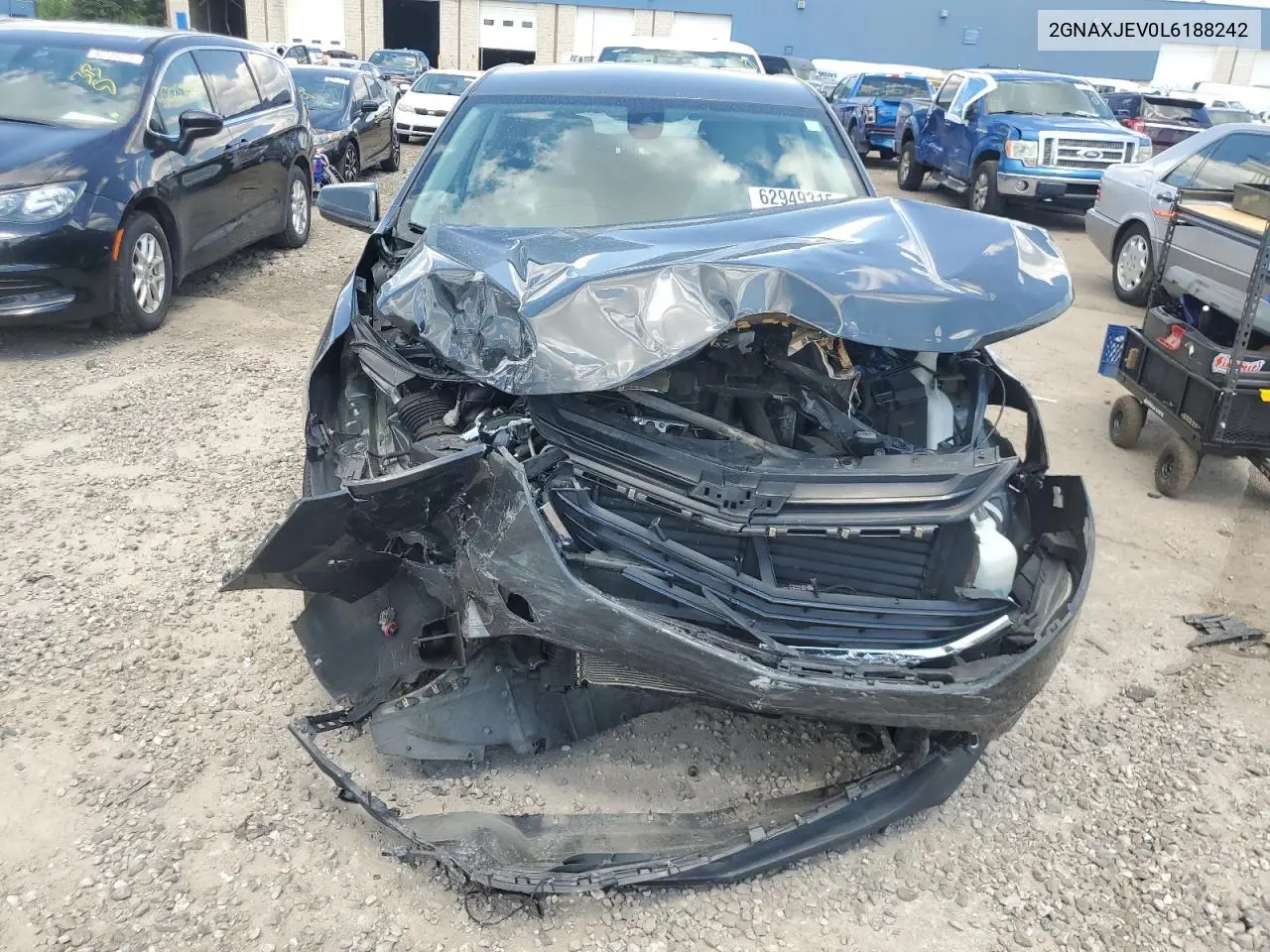 2020 Chevrolet Equinox Lt VIN: 2GNAXJEV0L6188242 Lot: 62949315