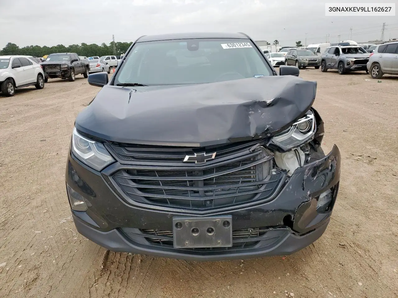 2020 Chevrolet Equinox Lt VIN: 3GNAXKEV9LL162627 Lot: 63012345