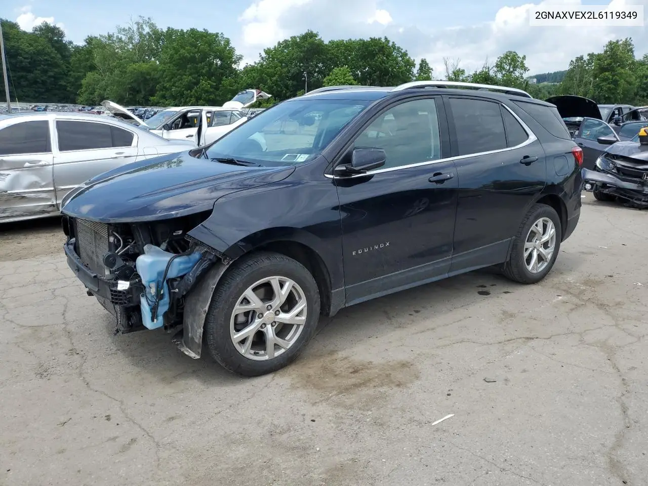2020 Chevrolet Equinox Lt VIN: 2GNAXVEX2L6119349 Lot: 63060535