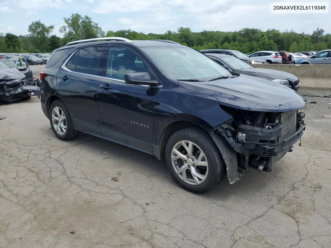 2020 Chevrolet Equinox Lt VIN: 2GNAXVEX2L6119349 Lot: 63060535