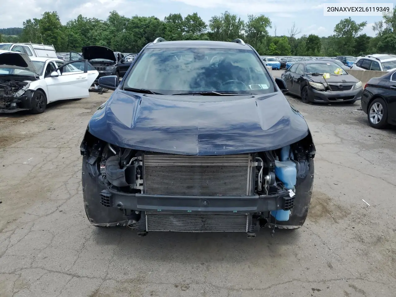 2020 Chevrolet Equinox Lt VIN: 2GNAXVEX2L6119349 Lot: 63060535