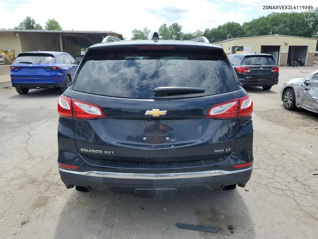 2020 Chevrolet Equinox Lt VIN: 2GNAXVEX2L6119349 Lot: 63060535
