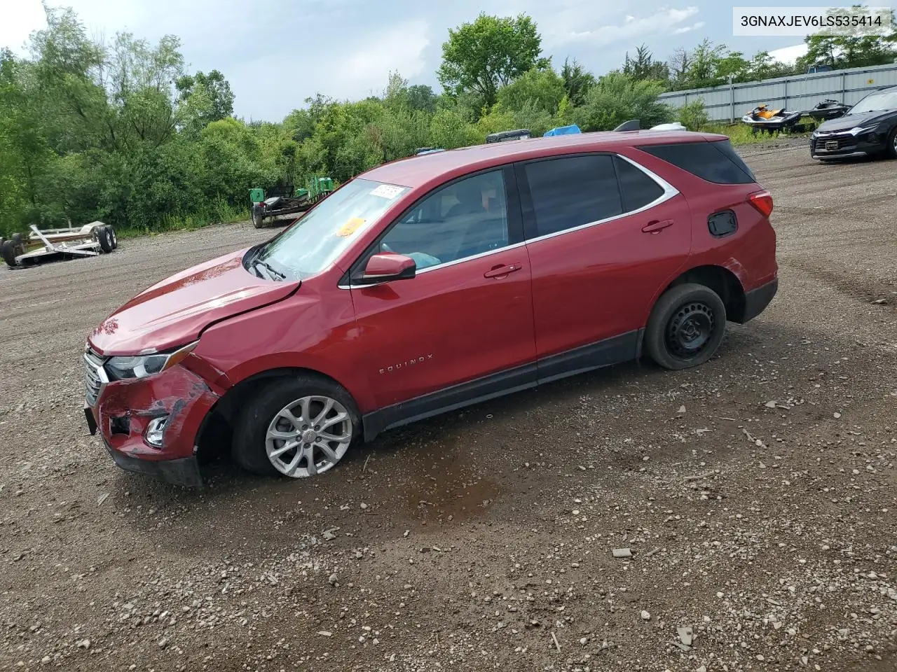 2020 Chevrolet Equinox Lt VIN: 3GNAXJEV6LS535414 Lot: 63136795