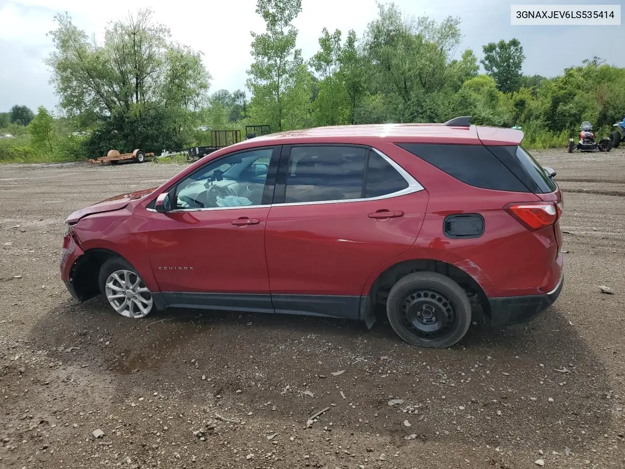 2020 Chevrolet Equinox Lt VIN: 3GNAXJEV6LS535414 Lot: 63136795