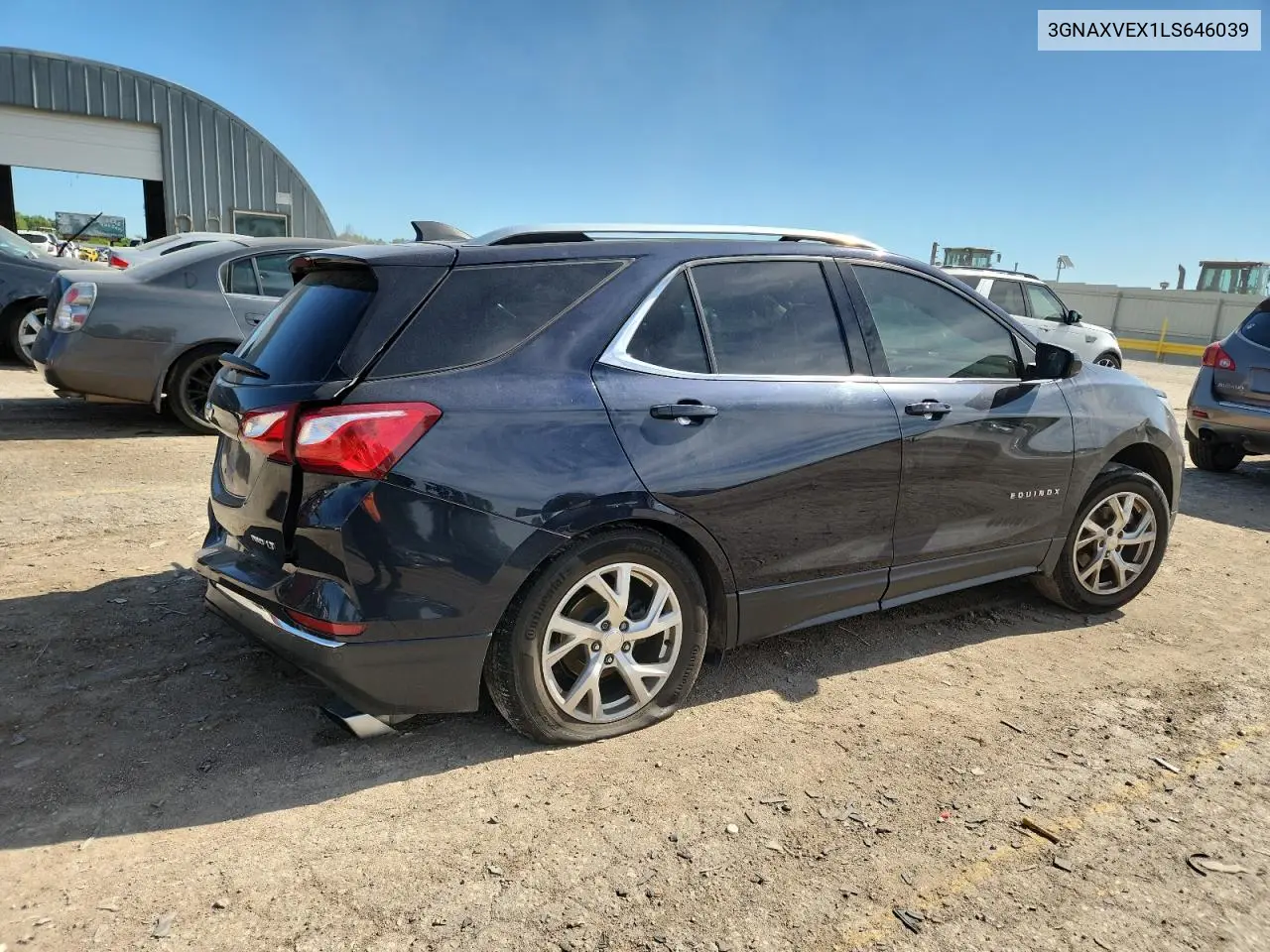 2020 Chevrolet Equinox Lt VIN: 3GNAXVEX1LS646039 Lot: 63153465