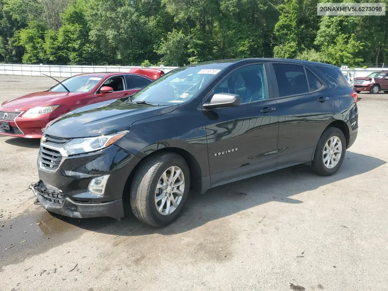 2020 Chevrolet Equinox Ls VIN: 2GNAXHEV5L6273098 Lot: 63158755