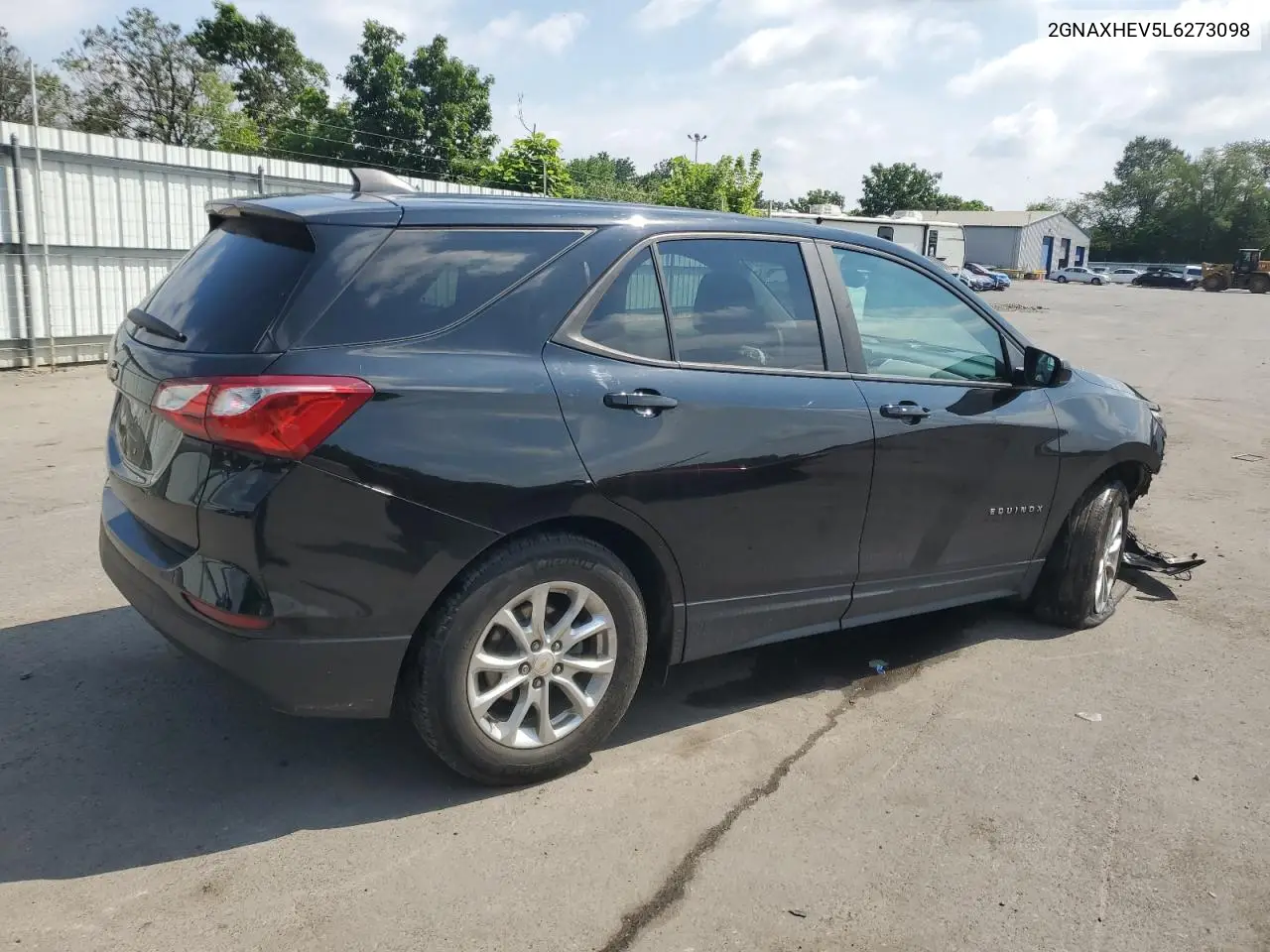 2020 Chevrolet Equinox Ls VIN: 2GNAXHEV5L6273098 Lot: 63158755