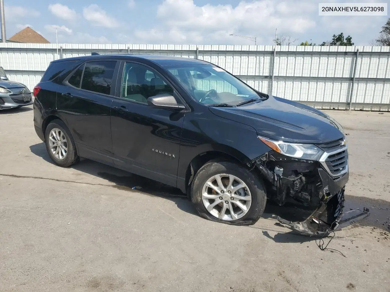 2020 Chevrolet Equinox Ls VIN: 2GNAXHEV5L6273098 Lot: 63158755