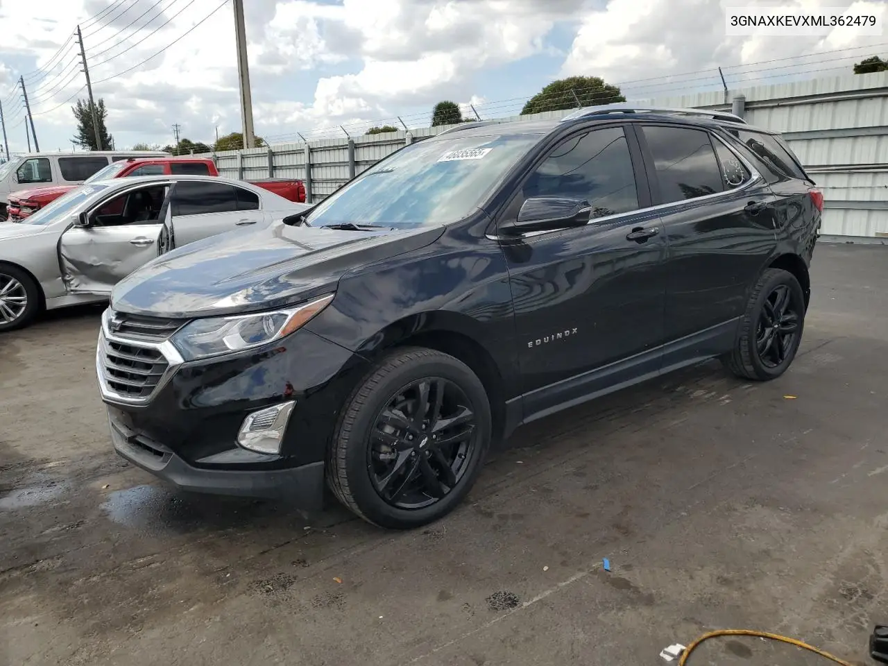 2021 Chevrolet Equinox Lt VIN: 3GNAXKEVXML362479 Lot: 46035565