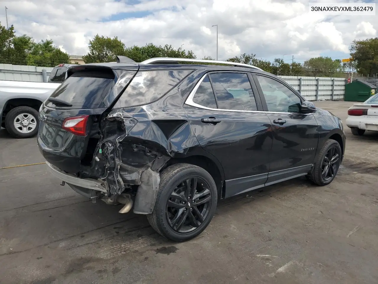 2021 Chevrolet Equinox Lt VIN: 3GNAXKEVXML362479 Lot: 46035565