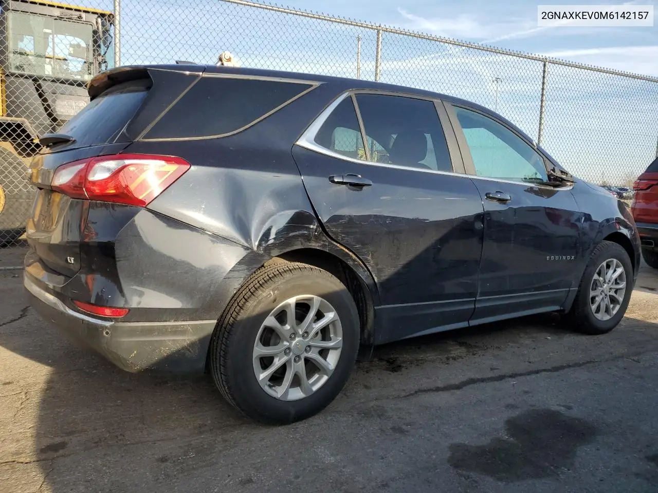 2021 Chevrolet Equinox Lt VIN: 2GNAXKEV0M6142157 Lot: 53597005