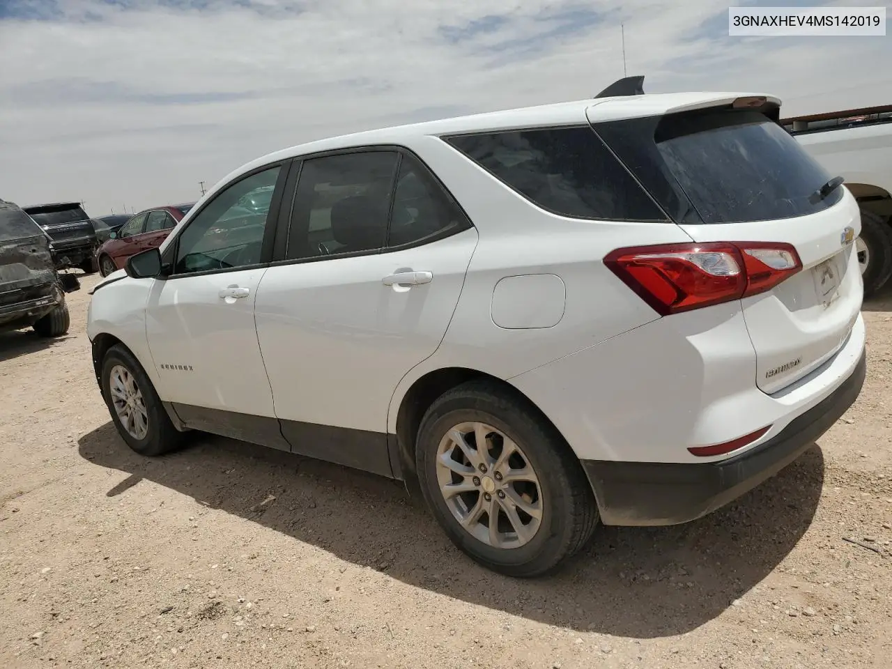 2021 Chevrolet Equinox Ls VIN: 3GNAXHEV4MS142019 Lot: 54956035