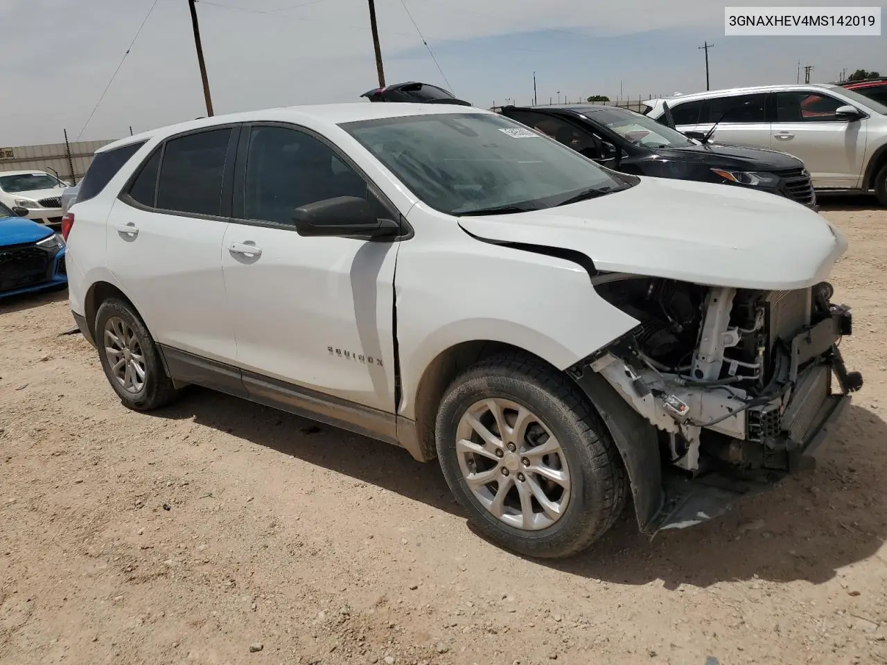 2021 Chevrolet Equinox Ls VIN: 3GNAXHEV4MS142019 Lot: 54956035