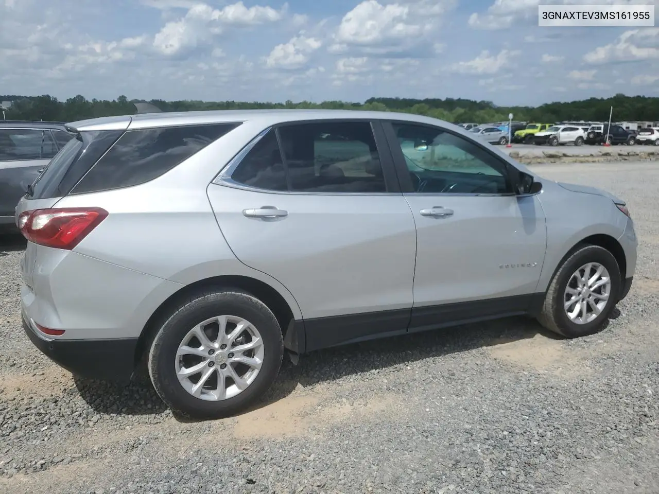2021 Chevrolet Equinox Lt VIN: 3GNAXTEV3MS161955 Lot: 55457865