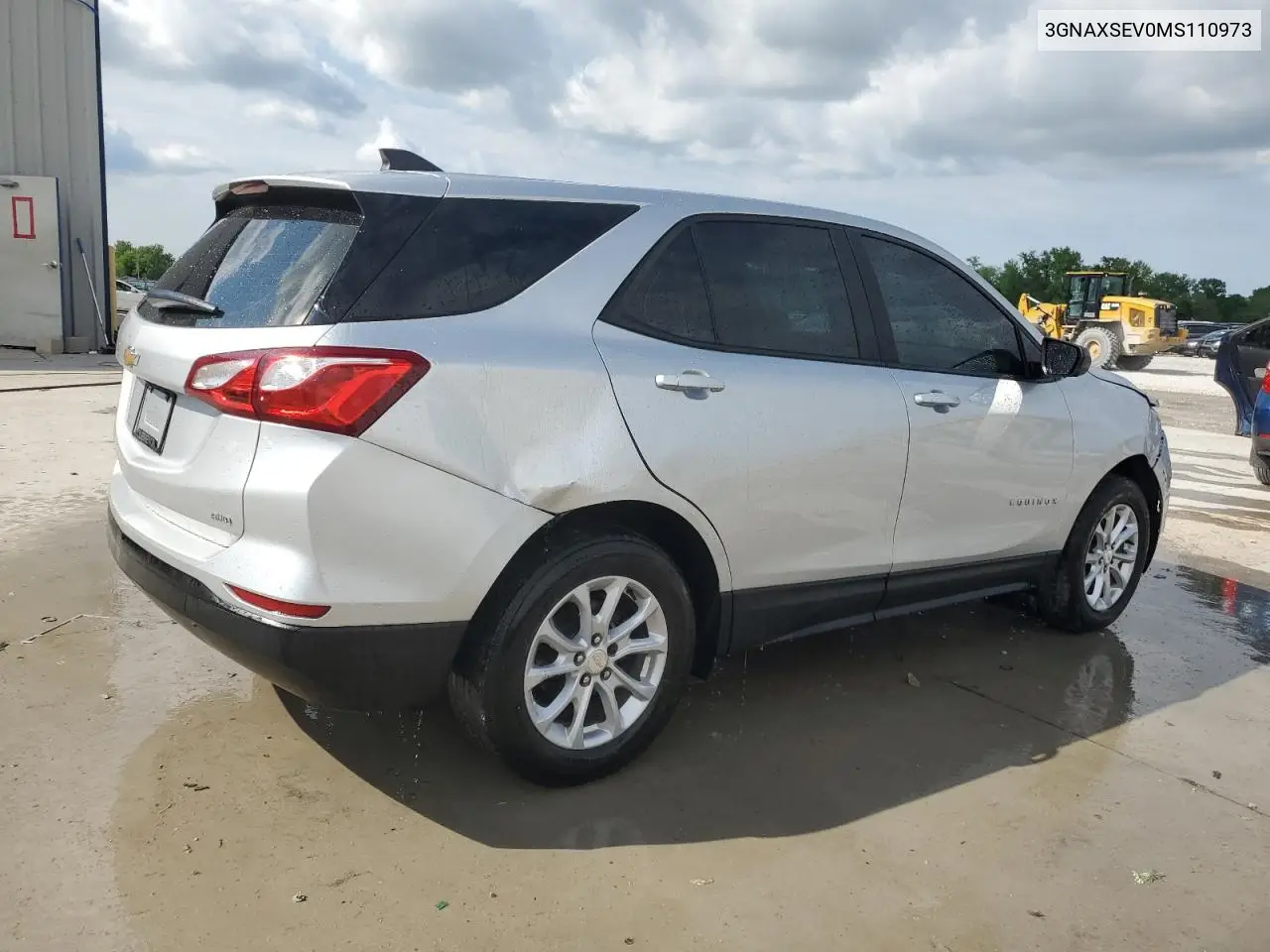 2021 Chevrolet Equinox Ls VIN: 3GNAXSEV0MS110973 Lot: 56124605