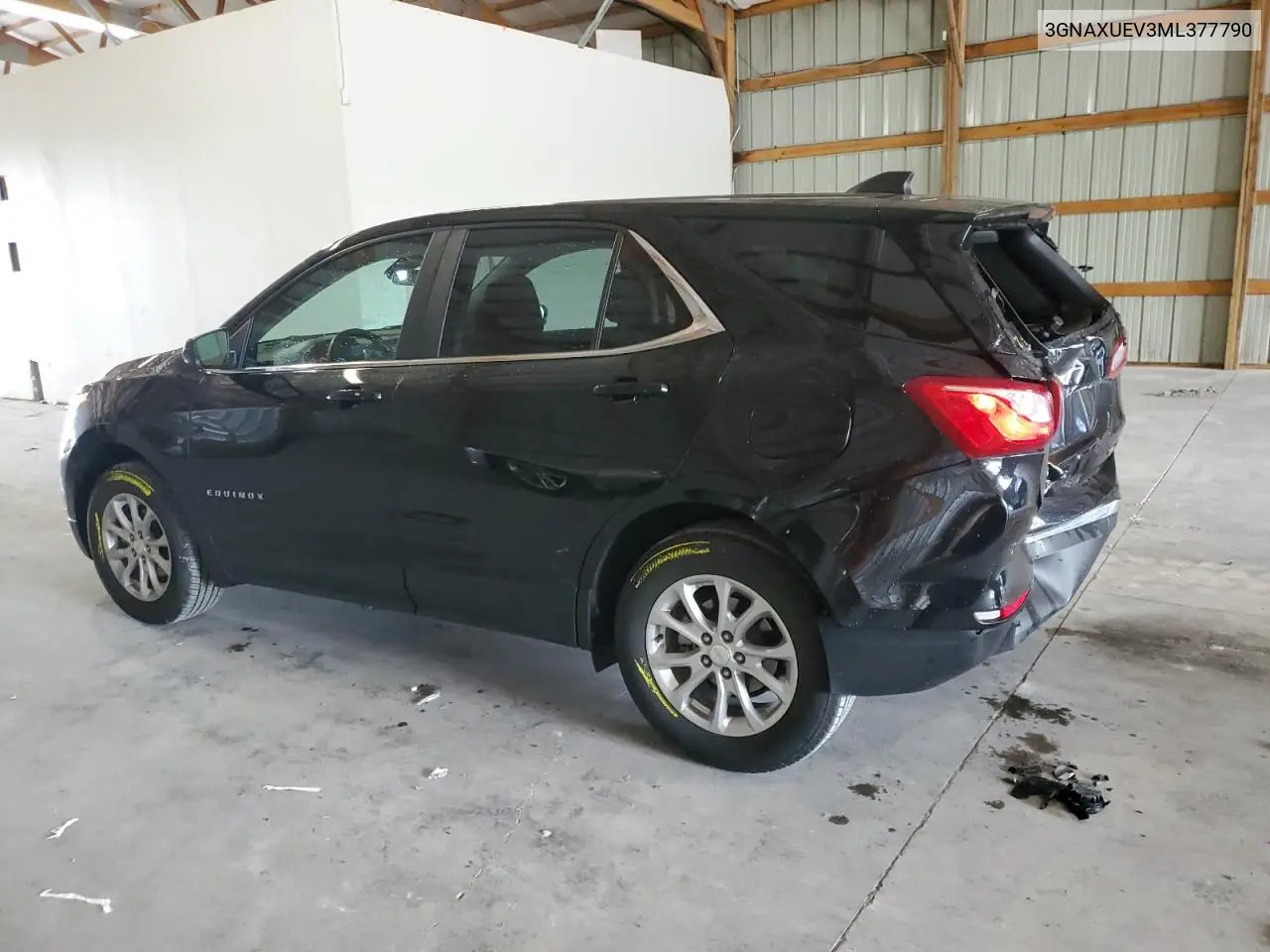 2021 Chevrolet Equinox Lt VIN: 3GNAXUEV3ML377790 Lot: 56388675