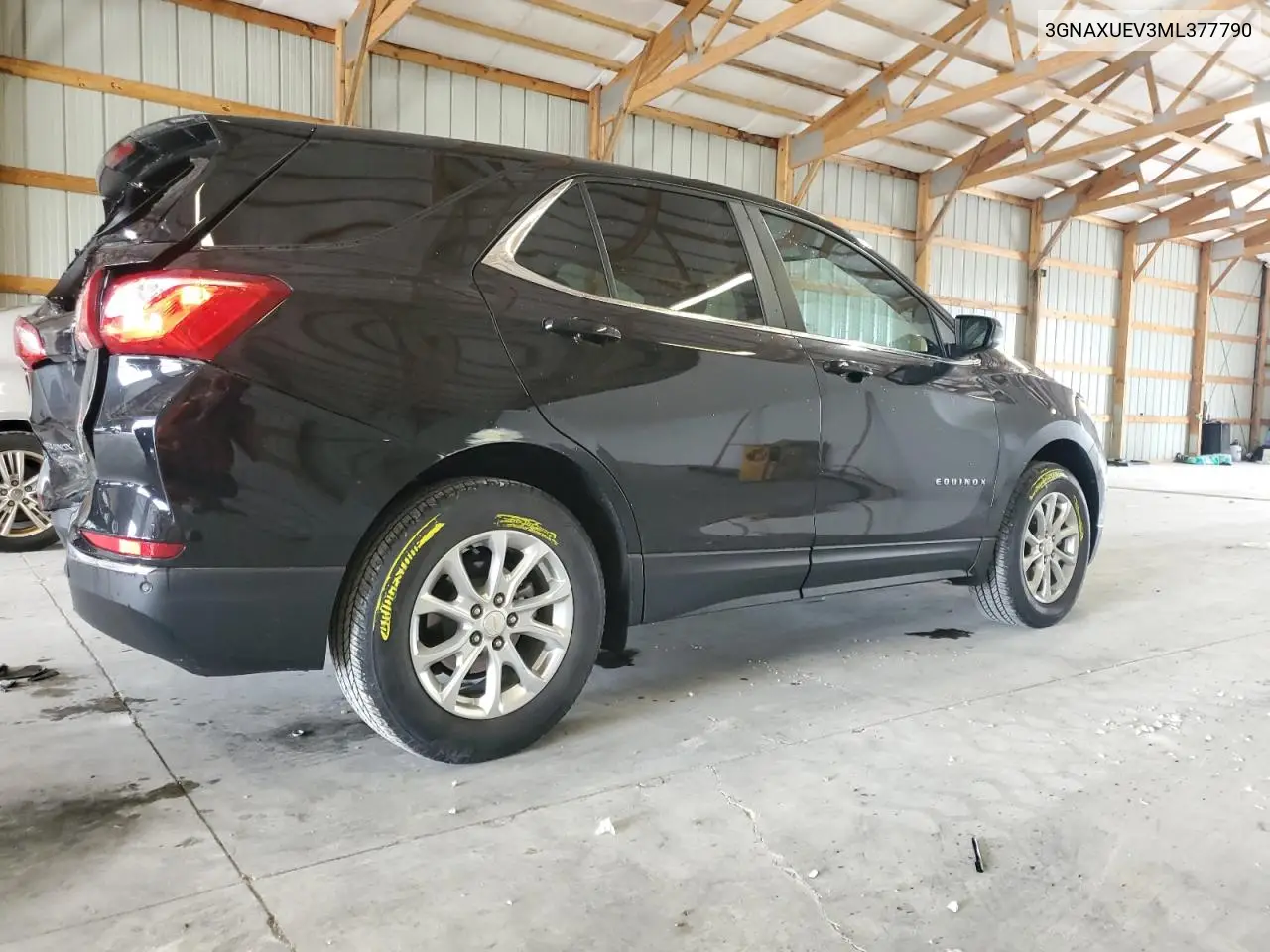 2021 Chevrolet Equinox Lt VIN: 3GNAXUEV3ML377790 Lot: 56388675
