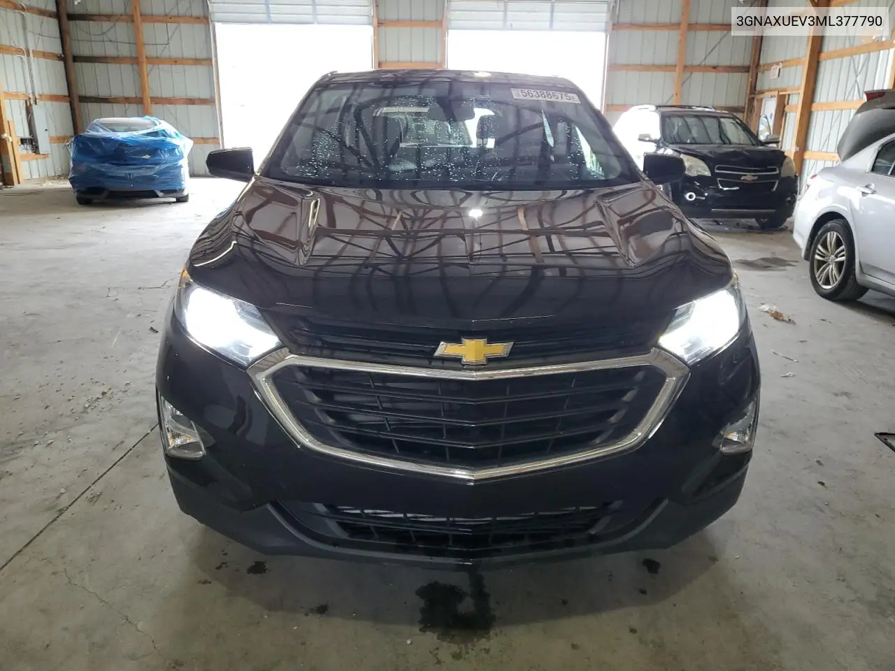 2021 Chevrolet Equinox Lt VIN: 3GNAXUEV3ML377790 Lot: 56388675