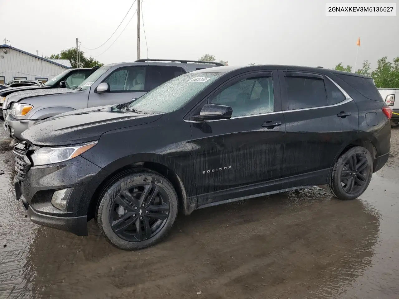 2021 Chevrolet Equinox Lt VIN: 2GNAXKEV3M6136627 Lot: 56835155