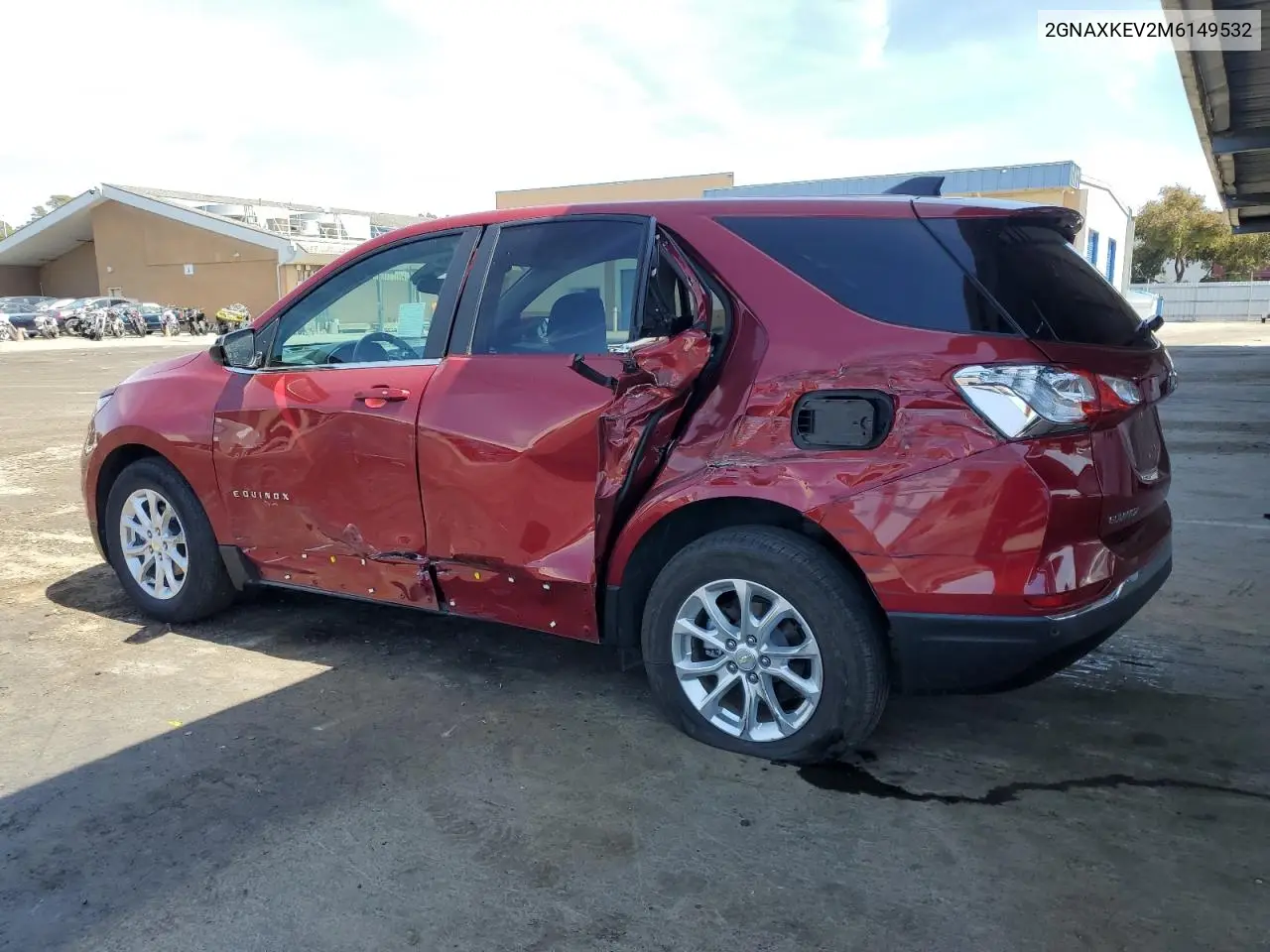 2021 Chevrolet Equinox Lt VIN: 2GNAXKEV2M6149532 Lot: 56913385