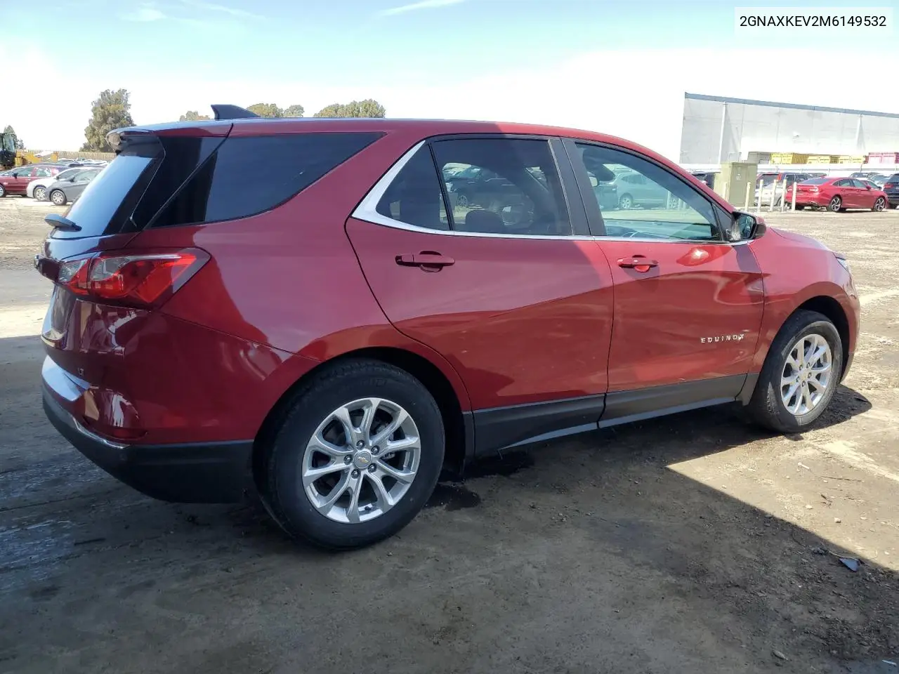 2021 Chevrolet Equinox Lt VIN: 2GNAXKEV2M6149532 Lot: 56913385