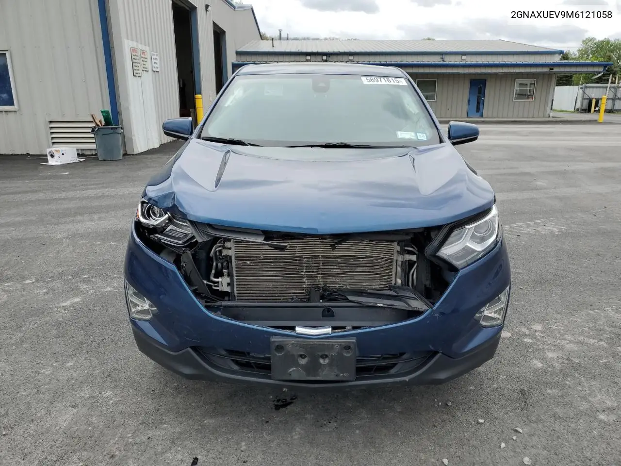 2021 Chevrolet Equinox Lt VIN: 2GNAXUEV9M6121058 Lot: 56971815