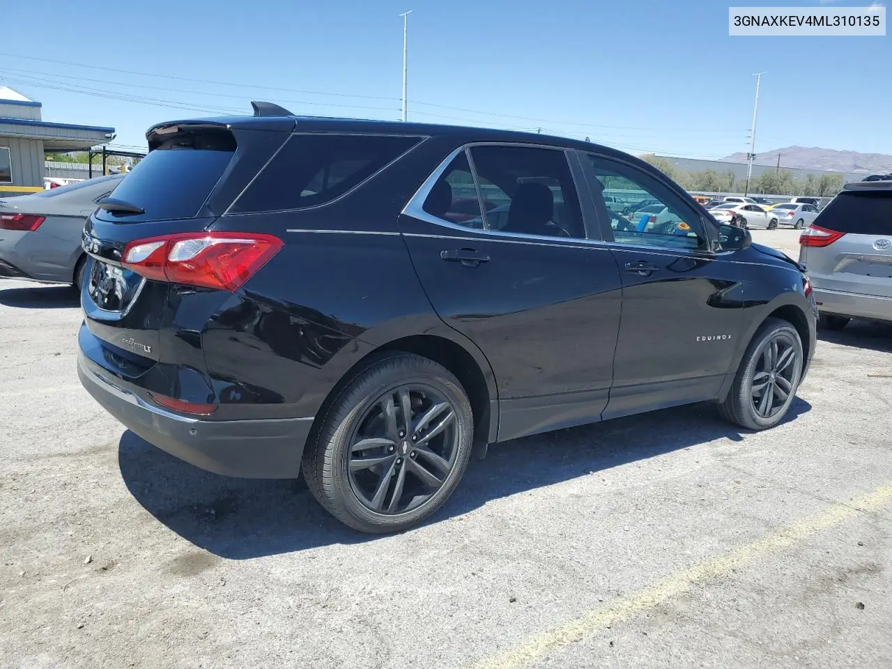 2021 Chevrolet Equinox Lt VIN: 3GNAXKEV4ML310135 Lot: 57139515