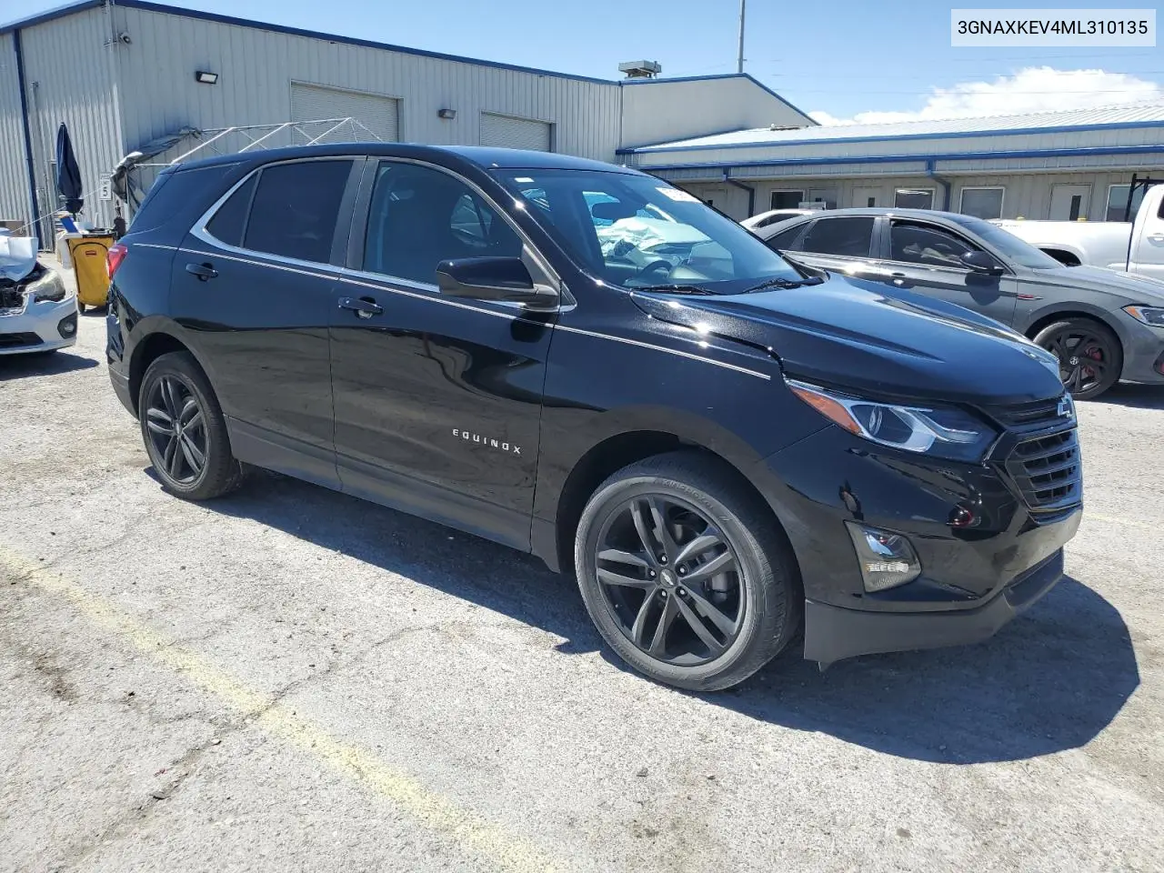 2021 Chevrolet Equinox Lt VIN: 3GNAXKEV4ML310135 Lot: 57139515