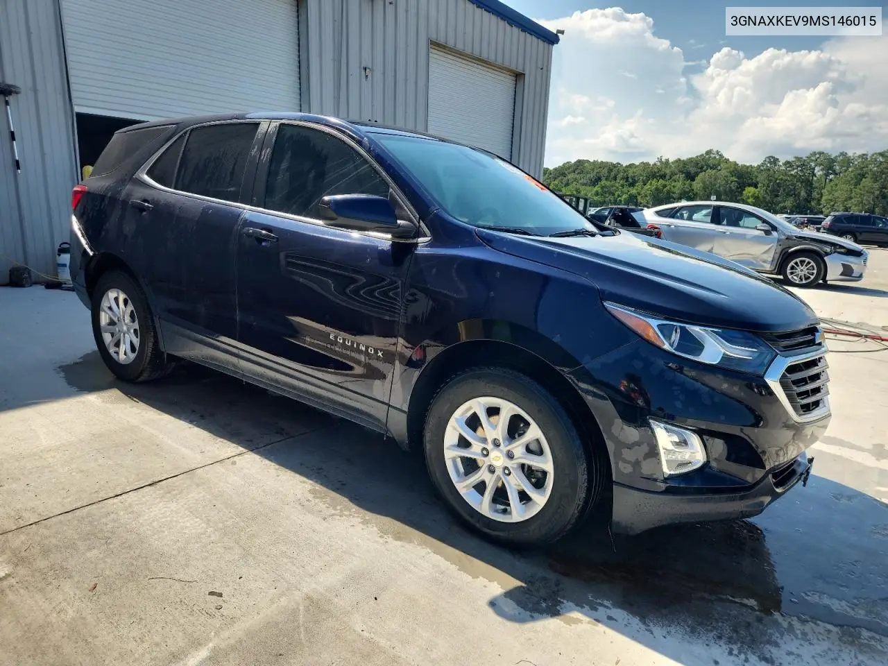 2021 Chevrolet Equinox Lt VIN: 3GNAXKEV9MS146015 Lot: 62174245