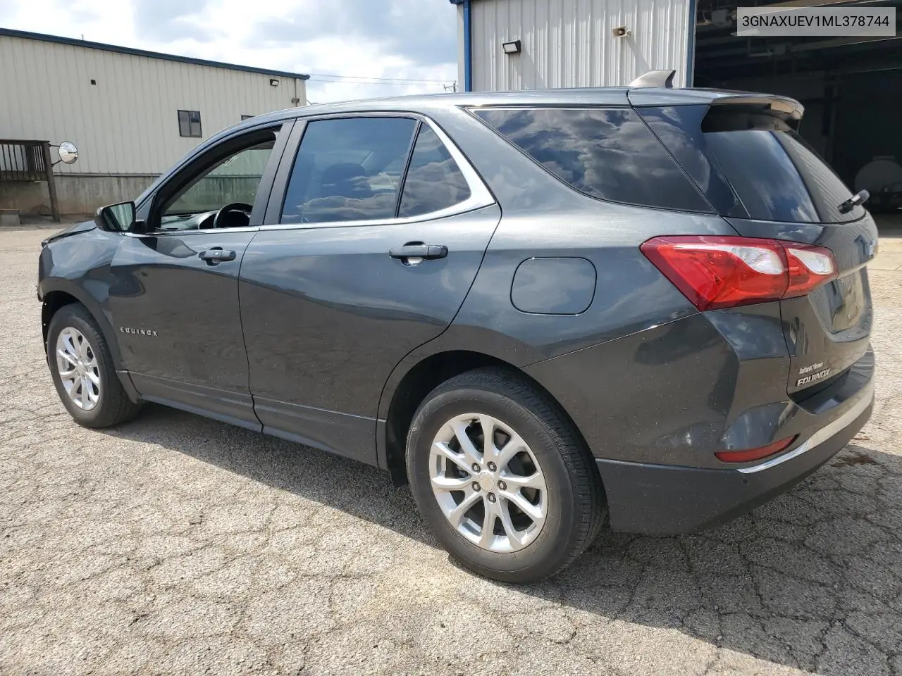 2021 Chevrolet Equinox Lt VIN: 3GNAXUEV1ML378744 Lot: 62783715