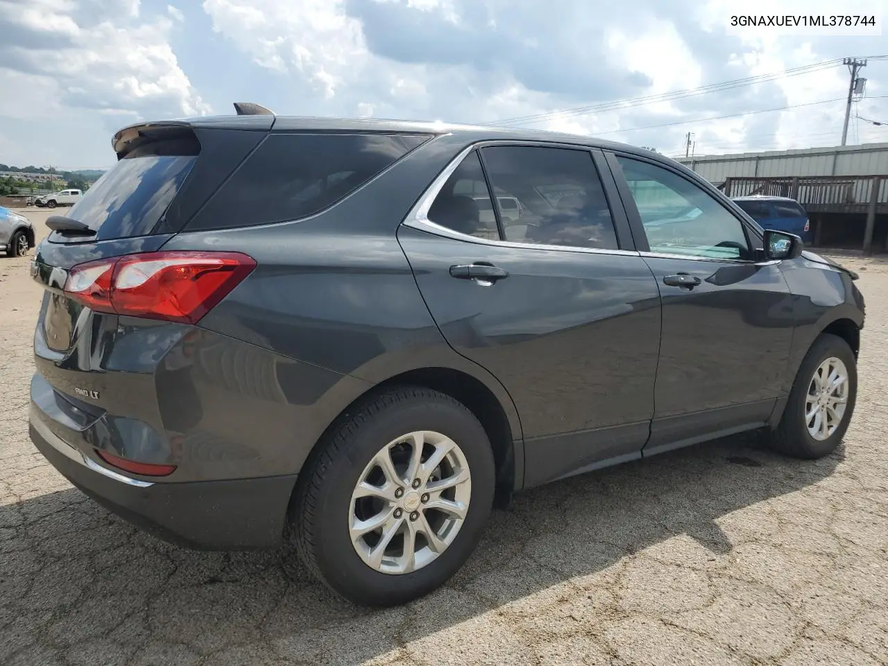 2021 Chevrolet Equinox Lt VIN: 3GNAXUEV1ML378744 Lot: 62783715