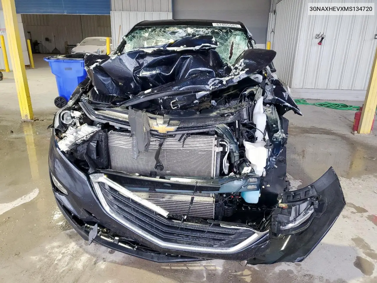 2021 Chevrolet Equinox Ls VIN: 3GNAXHEVXMS134720 Lot: 62805585