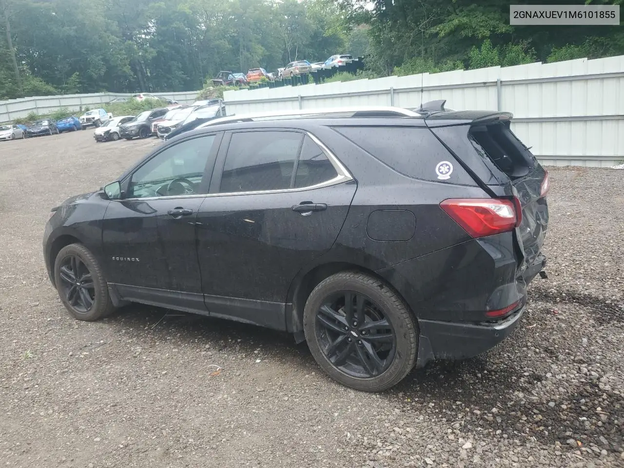 2021 Chevrolet Equinox Lt VIN: 2GNAXUEV1M6101855 Lot: 62853985