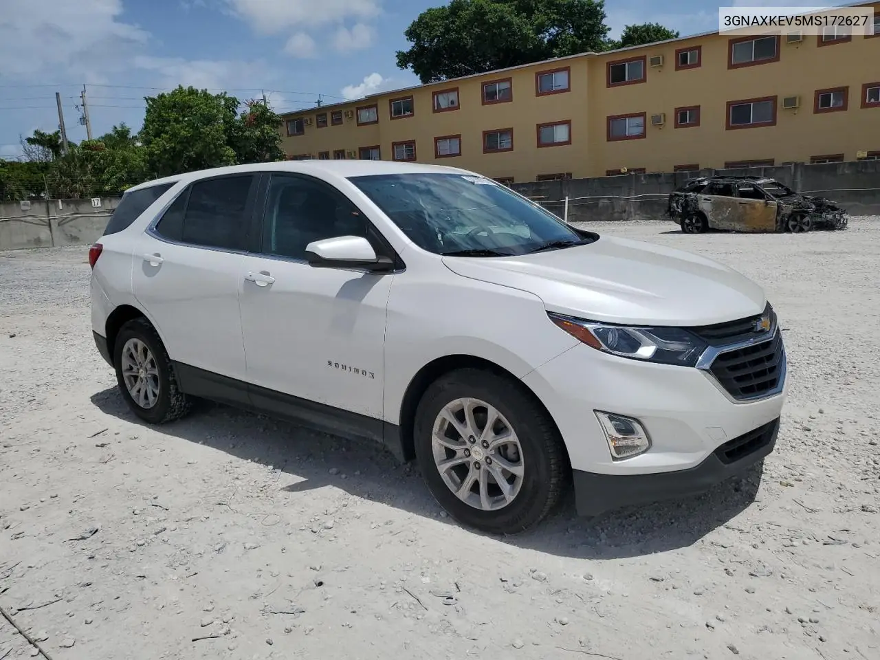 2021 Chevrolet Equinox Lt VIN: 3GNAXKEV5MS172627 Lot: 62998755