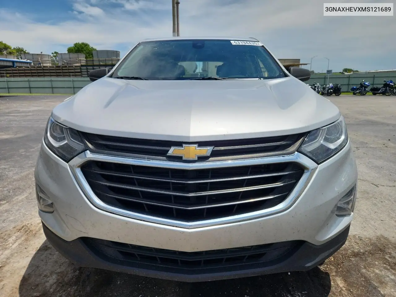 2021 Chevrolet Equinox Ls VIN: 3GNAXHEVXMS121689 Lot: 63194435