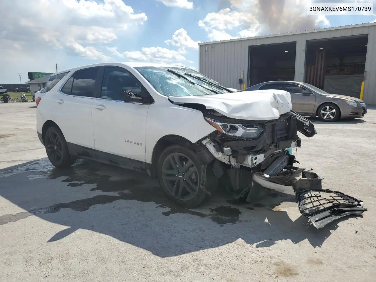2021 Chevrolet Equinox Lt VIN: 3GNAXKEV6MS170739 Lot: 63212355