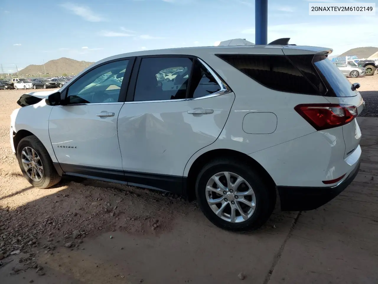 2021 Chevrolet Equinox Lt VIN: 2GNAXTEV2M6102149 Lot: 65926025