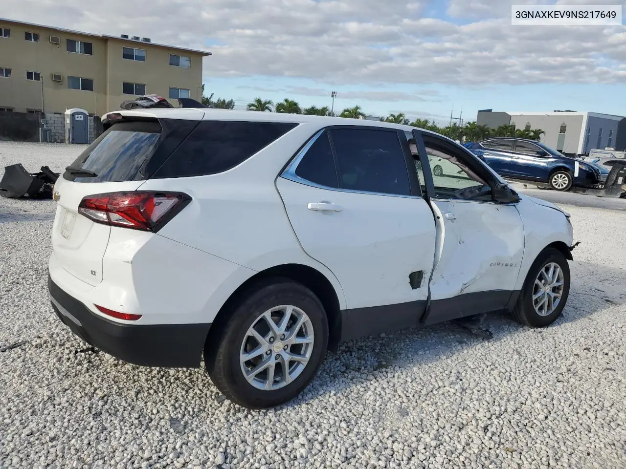 2022 Chevrolet Equinox Lt VIN: 3GNAXKEV9NS217649 Lot: 52882825