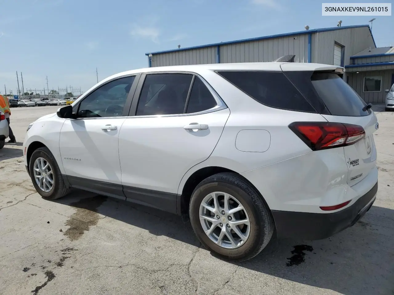 2022 Chevrolet Equinox Lt VIN: 3GNAXKEV9NL261015 Lot: 57119455