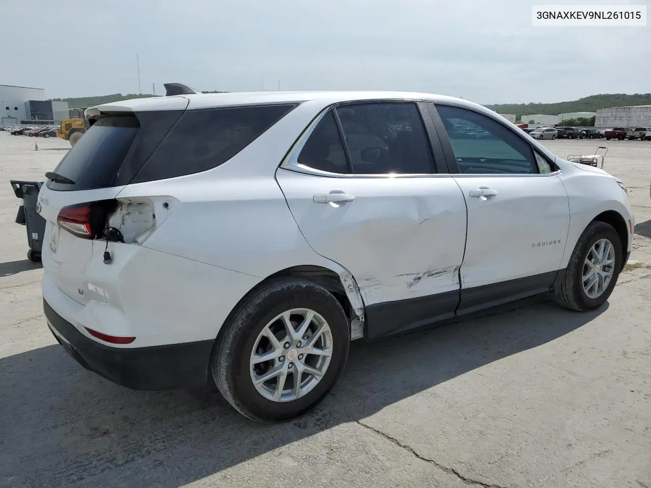 2022 Chevrolet Equinox Lt VIN: 3GNAXKEV9NL261015 Lot: 57119455