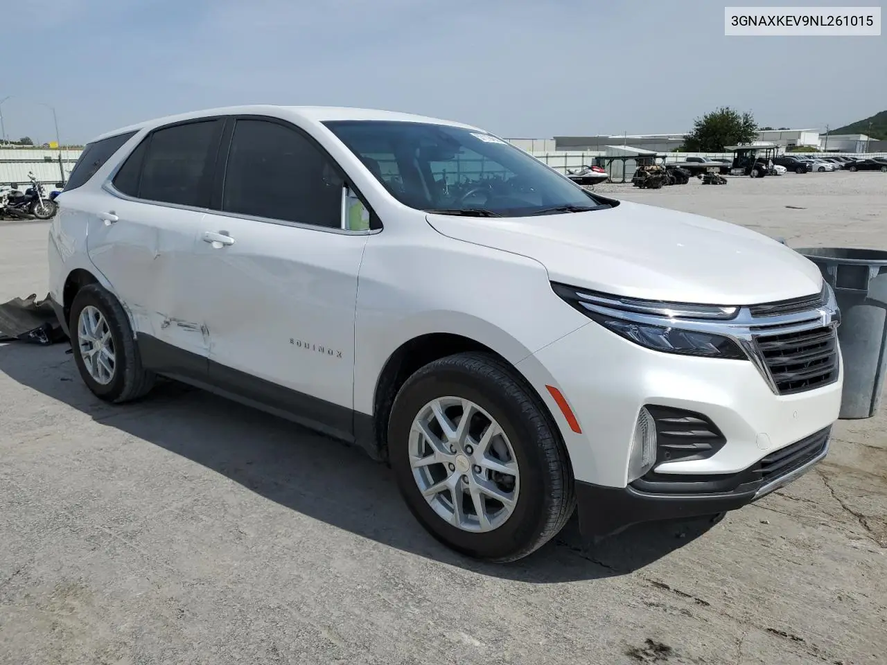 2022 Chevrolet Equinox Lt VIN: 3GNAXKEV9NL261015 Lot: 57119455