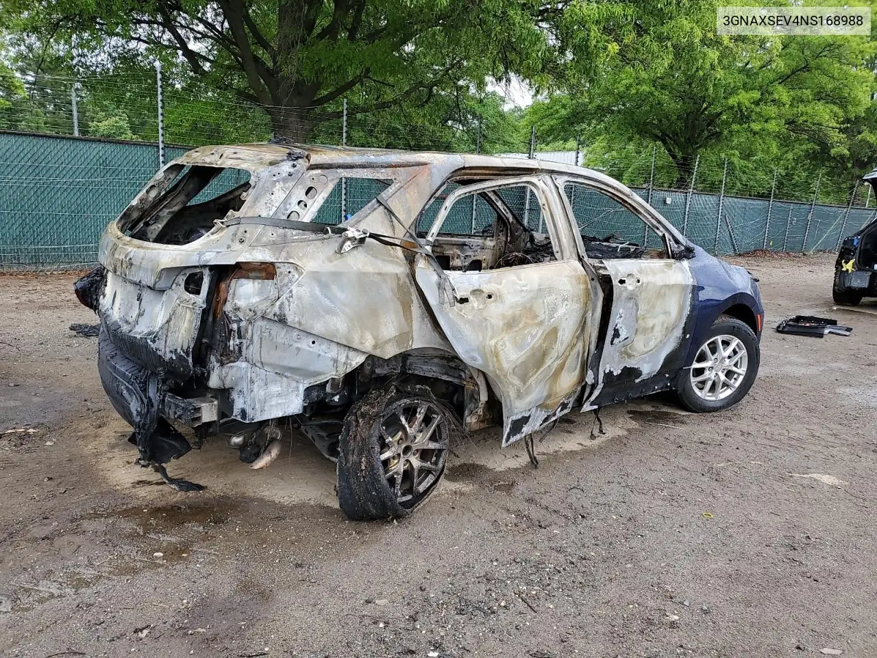 2022 Chevrolet Equinox Ls VIN: 3GNAXSEV4NS168988 Lot: 57650475