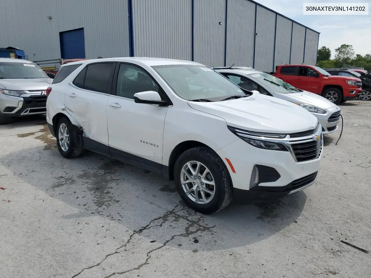 2022 Chevrolet Equinox Lt VIN: 3GNAXTEV3NL141202 Lot: 58566015