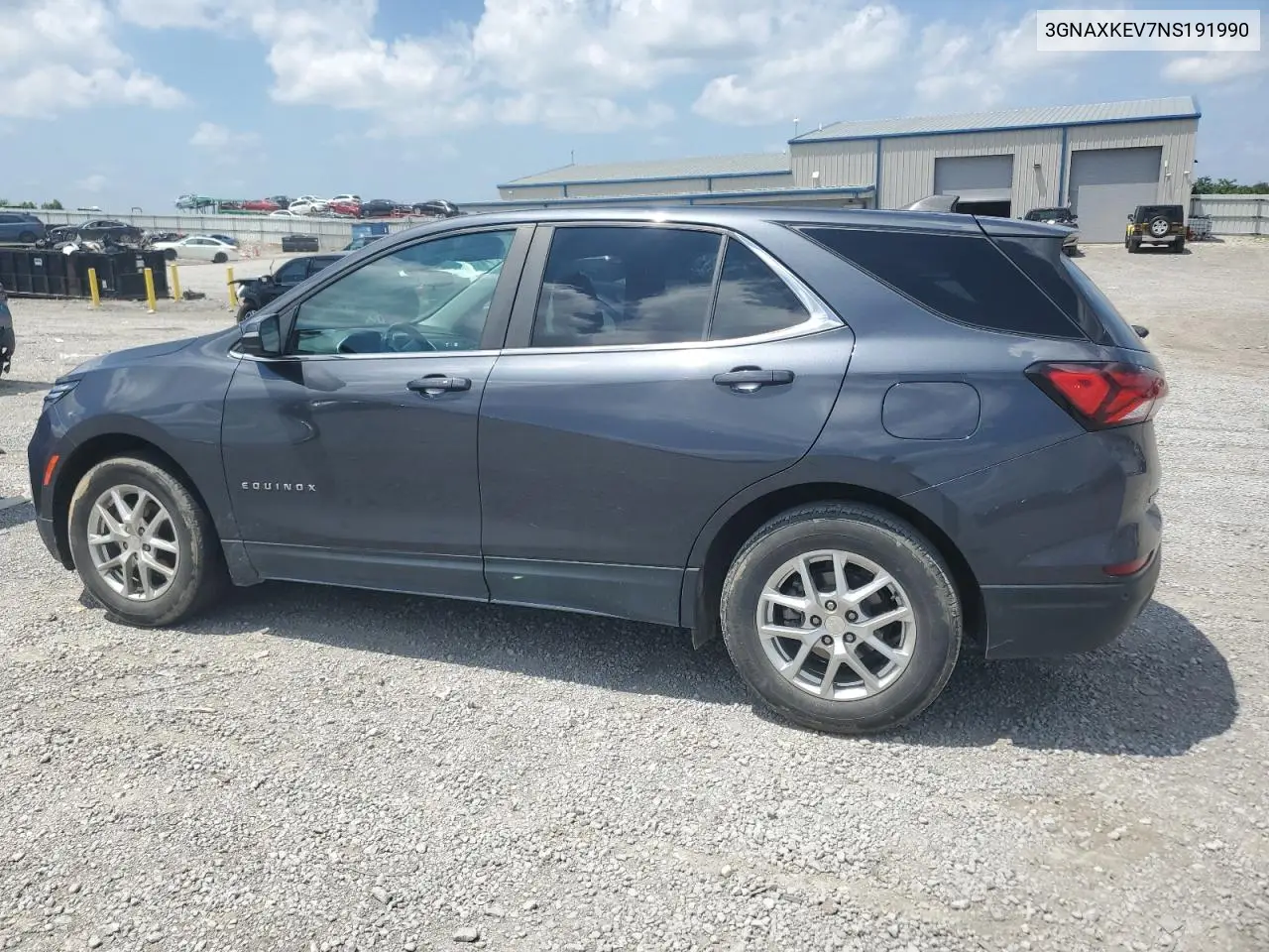 2022 Chevrolet Equinox Lt VIN: 3GNAXKEV7NS191990 Lot: 61748165